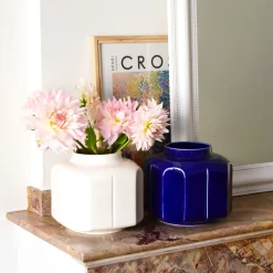 Céladon Paris Vase Baixo | Blanc Hot