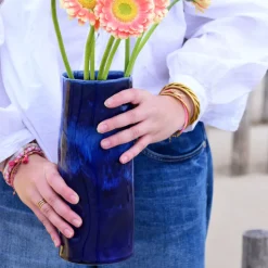 Céladon Paris Vase onda | Bleu odyssée Online